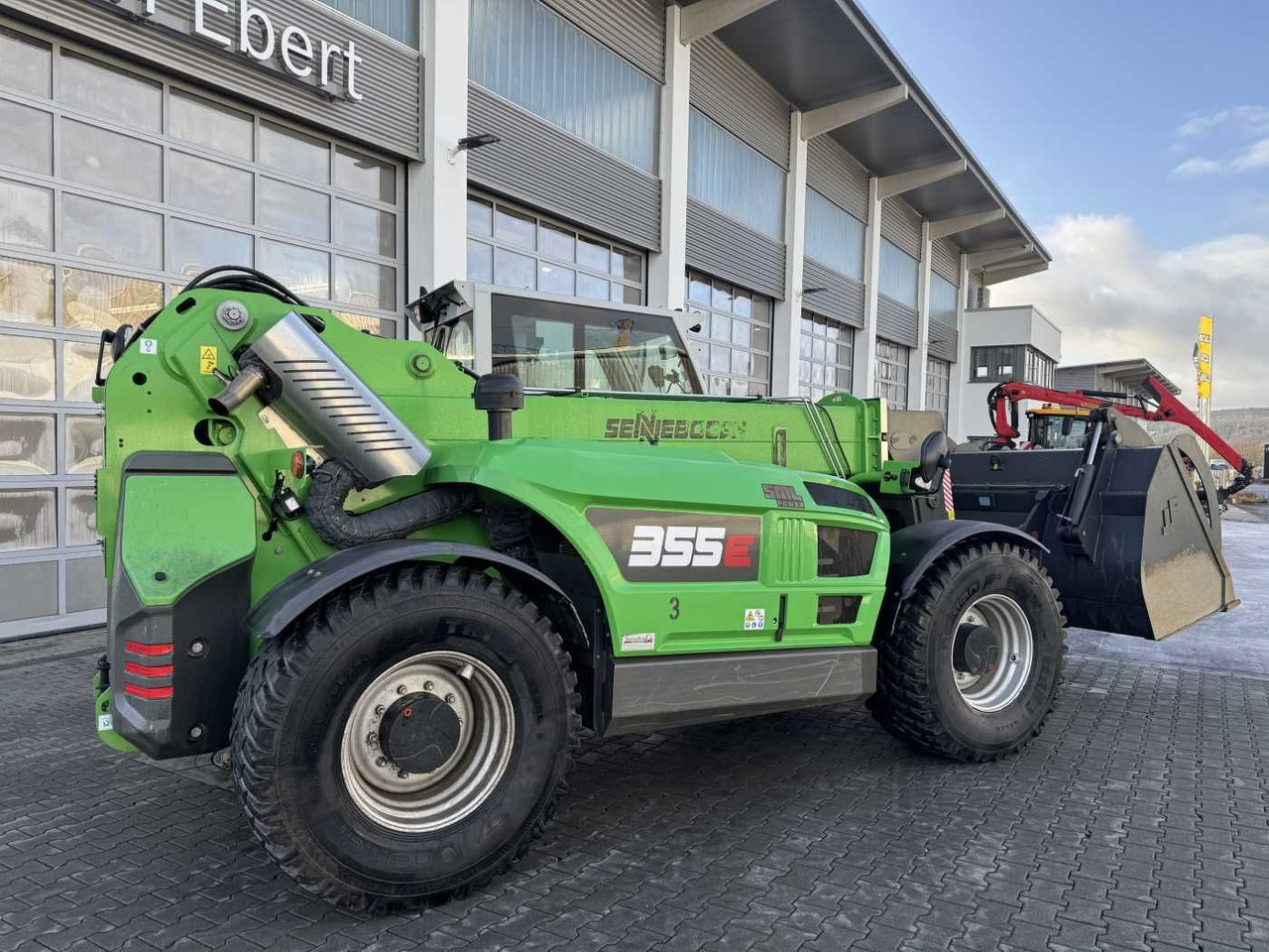 Sennebogen 355 E / Greifschaufel / nur 998h! - Telescopic handler: picture 2 Sennebogen 355 E / Greifschaufel / nur 998h! - Telescopic handler: picture 2
