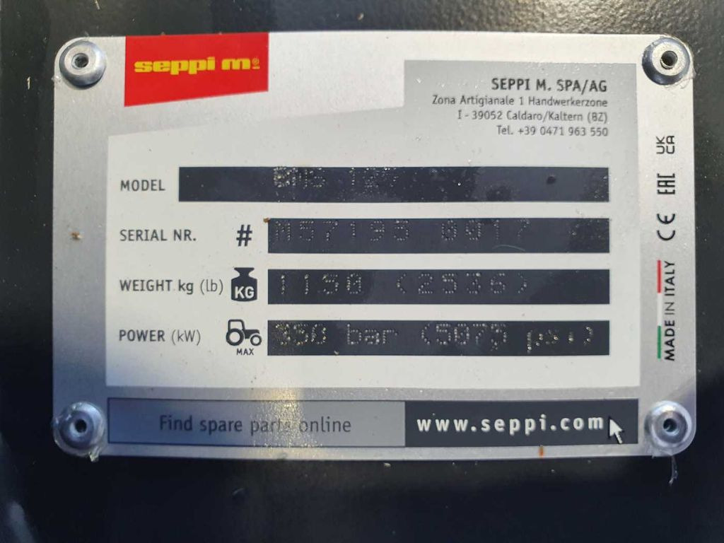 Seppi M. BMS 125 / 13-30t /Forstmulcher/lagernd!  on lease Seppi M. BMS 125 / 13-30t /Forstmulcher/lagernd!: picture 14