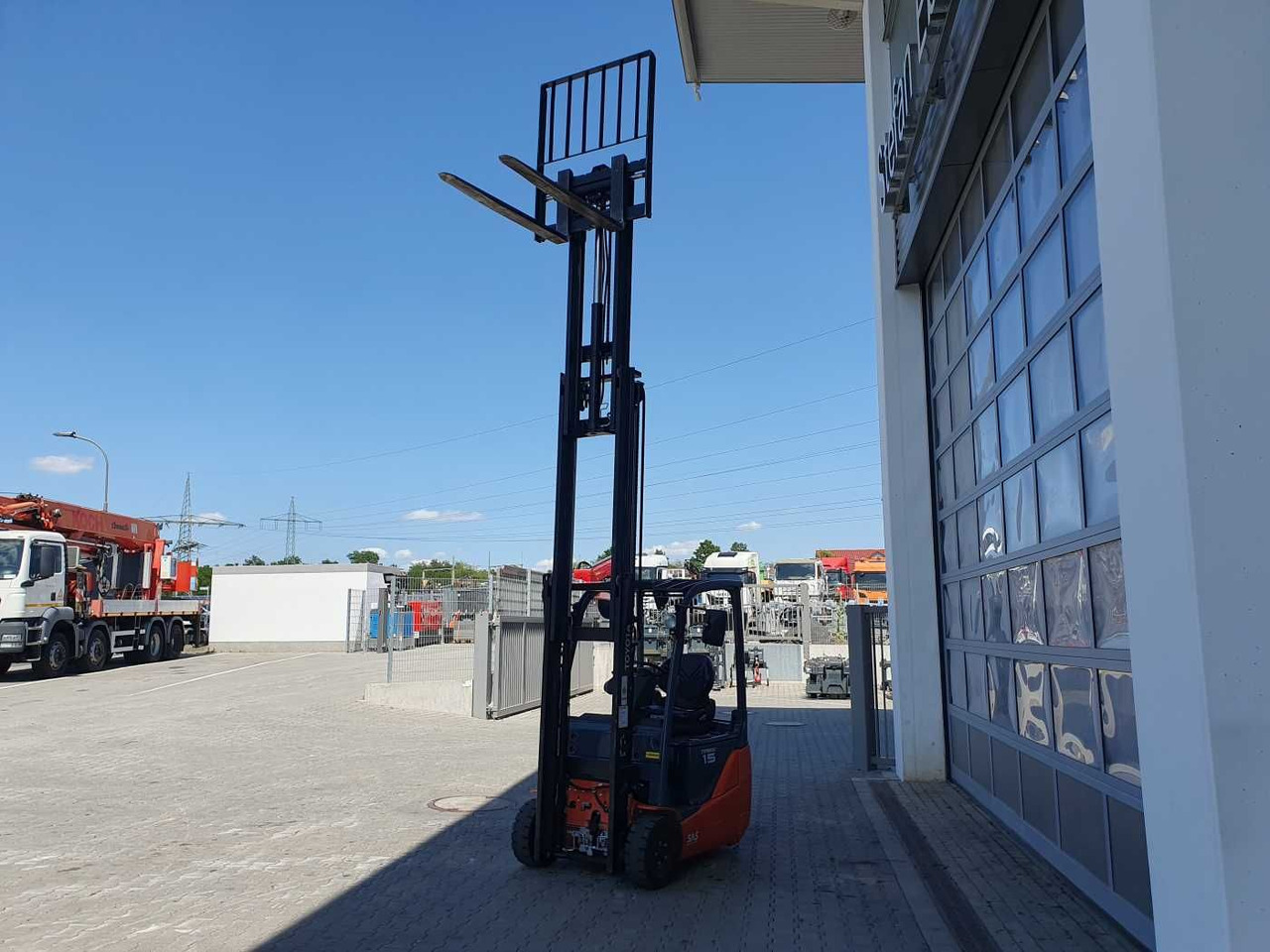 Electric forklift Toyota 8FBET15 / Triplex: 4.30m / nur 1.842h! / SS: picture 8