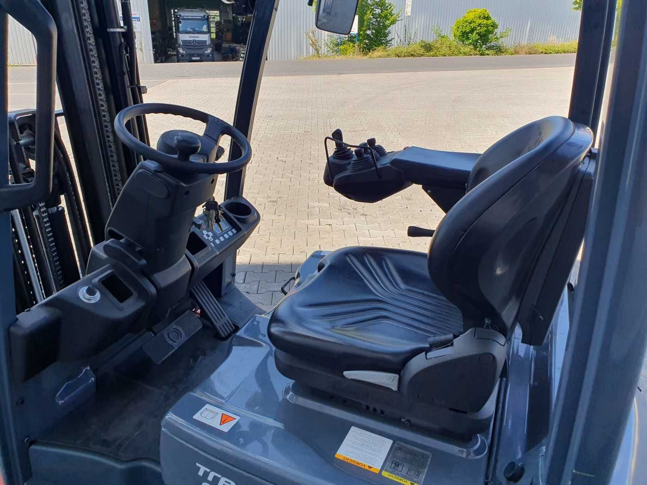 Electric forklift Toyota 8FBET15 / Triplex: 4.30m / nur 1.842h! / SS: picture 11