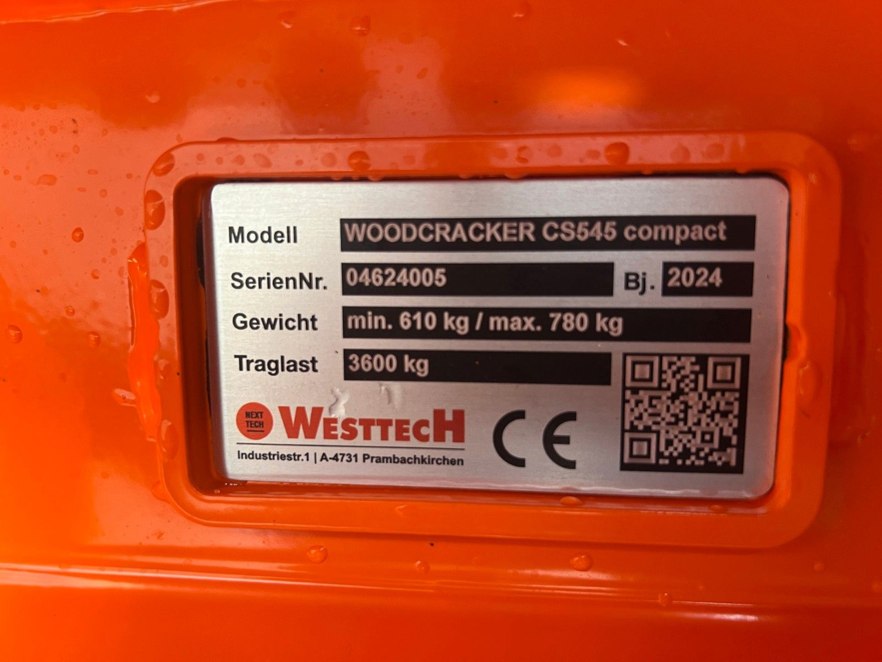 Grapple Westtech Woodcracker CS545 / Tiltator / DEMO: picture 13