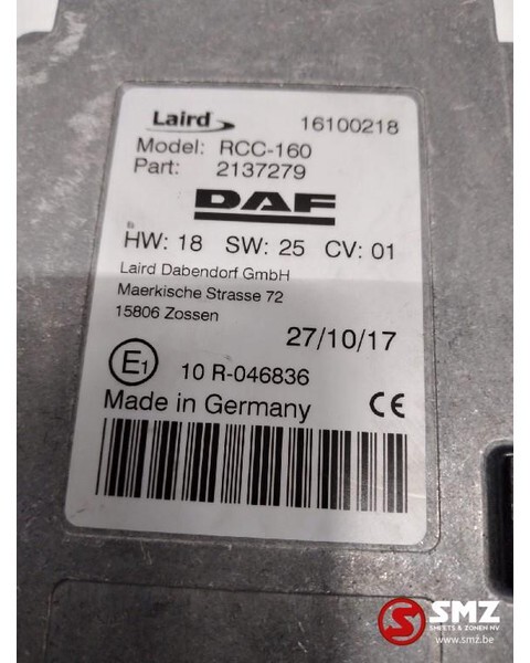 DAF Occ Ecu - DAF XF EURO 6 2137279 - ECU for Truck: picture 2 DAF Occ Ecu - DAF XF EURO 6 2137279 - ECU for Truck: picture 2