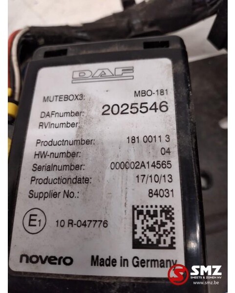 DAF Occ regeleenheid + omvormer 24V-12 V 20A Daf XF106 - ECU for Truck: picture 3 DAF Occ regeleenheid + omvormer 24V-12 V 20A Daf XF106 - ECU for Truck: picture 3
