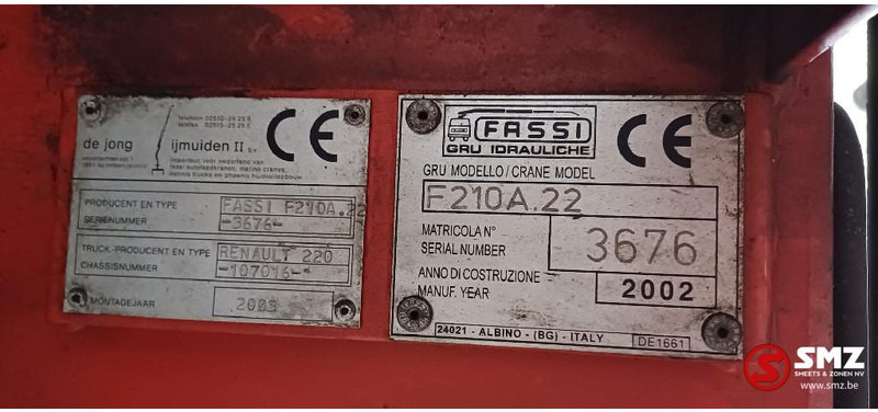 Boom FASSI Occ Autolaadkraan Fassi 210A.22 + radio: picture 9