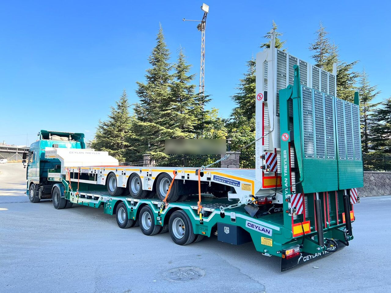 CEYLAN 3 AXLES STANDART & EXTENDABLE LOWBED - Low loader semi-trailer: picture 3 CEYLAN 3 AXLES STANDART & EXTENDABLE LOWBED - Low loader semi-trailer: picture 3