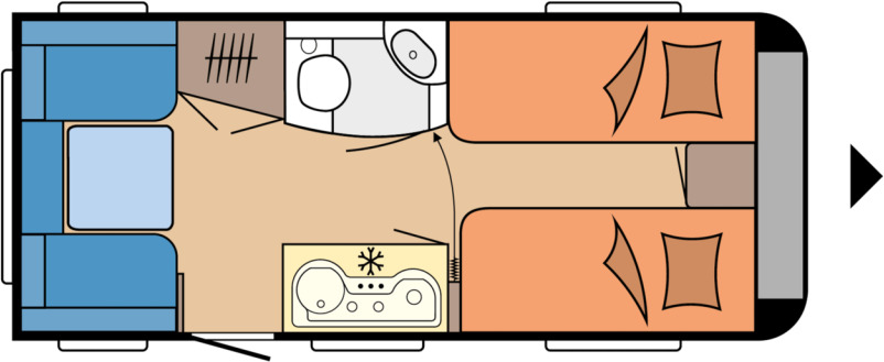 Hobby ONTOUR 460 DL - Caravan: picture 1 Hobby ONTOUR 460 DL - Caravan: picture 1