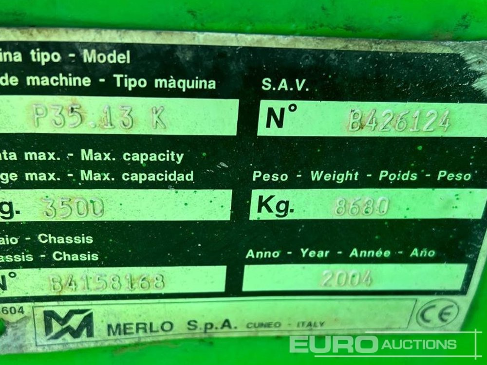 2004 Merlo P35.13 - Telescopic handler: picture 5 2004 Merlo P35.13 - Telescopic handler: picture 5