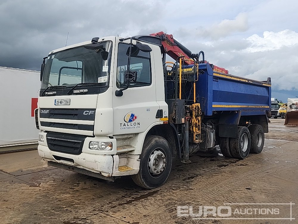 2009 DAF CF - Tipper, Crane truck: picture 1 2009 DAF CF - Tipper, Crane truck: picture 1