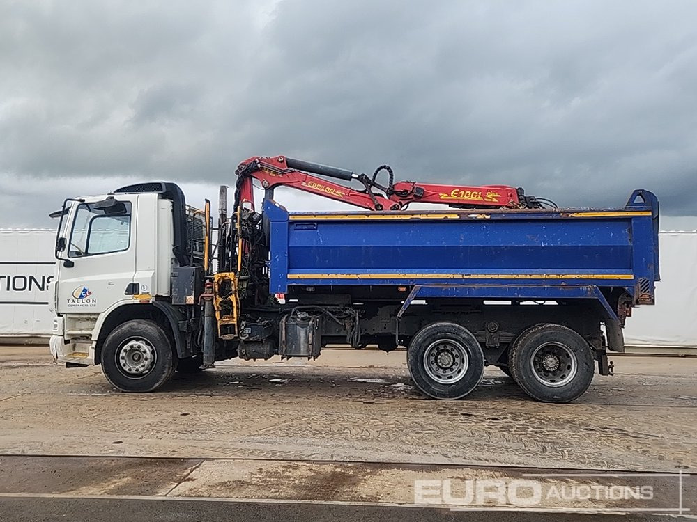 2009 DAF CF - Tipper, Crane truck: picture 2 2009 DAF CF - Tipper, Crane truck: picture 2