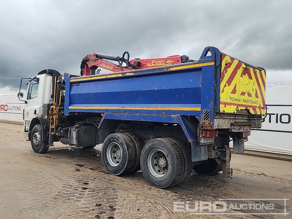2009 DAF CF - Tipper, Crane truck: picture 3 2009 DAF CF - Tipper, Crane truck: picture 3