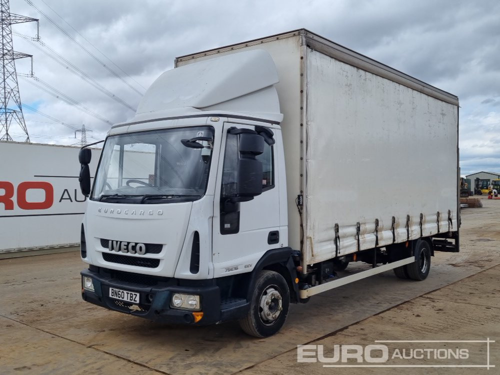 2010 Iveco 75E16 EEV - Curtainsider truck: picture 1 2010 Iveco 75E16 EEV - Curtainsider truck: picture 1