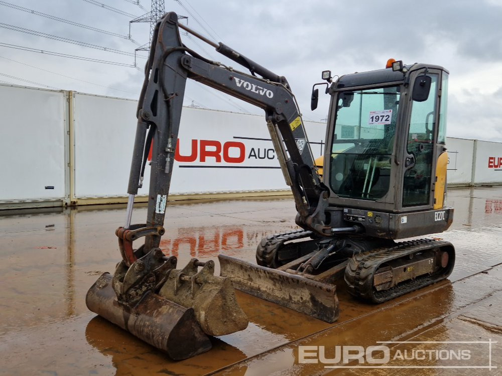 2011 Volvo EC27C - Mini excavator: picture 1 2011 Volvo EC27C - Mini excavator: picture 1