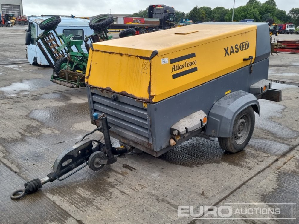 2012 Atlas Copco XAS 137 - Air compressor: picture 1 2012 Atlas Copco XAS 137 - Air compressor: picture 1