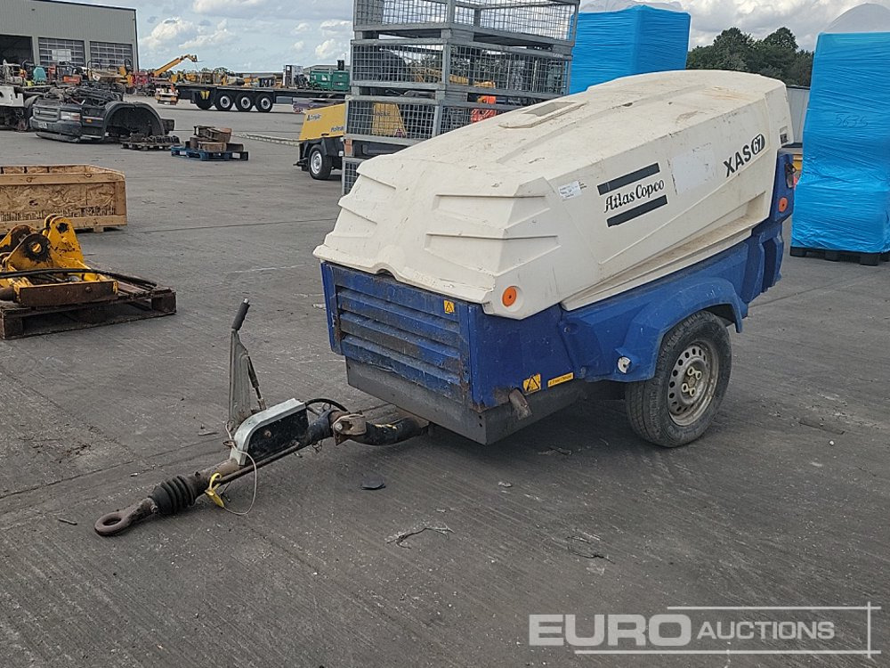 2013 Atlas Copco XAS67 - Air compressor: picture 1 2013 Atlas Copco XAS67 - Air compressor: picture 1