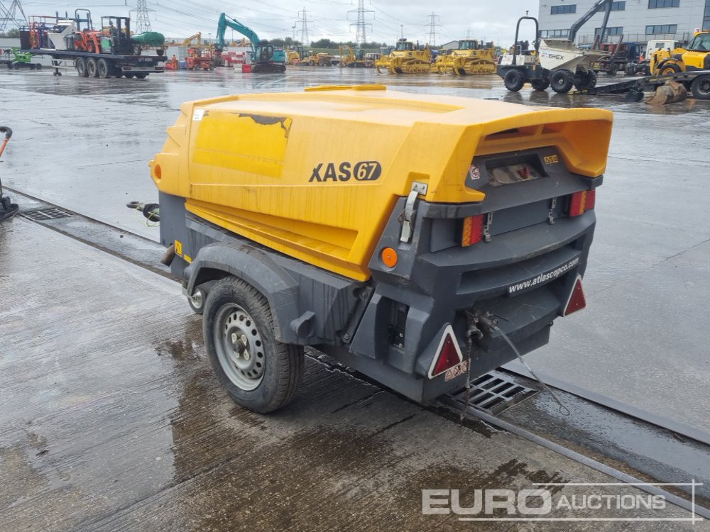 2015 Atlas Copco XAS67KD 130CFM - Air compressor: picture 3 2015 Atlas Copco XAS67KD 130CFM - Air compressor: picture 3