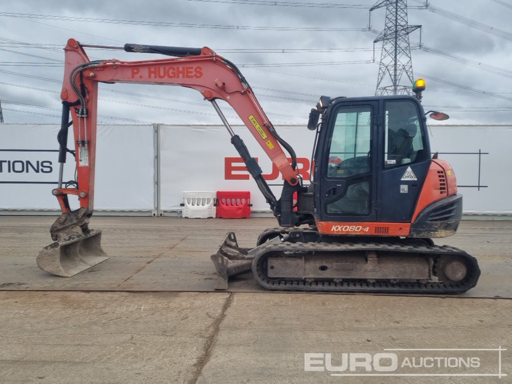 2015 Kubota KX080-4 - Mini excavator: picture 2 2015 Kubota KX080-4 - Mini excavator: picture 2