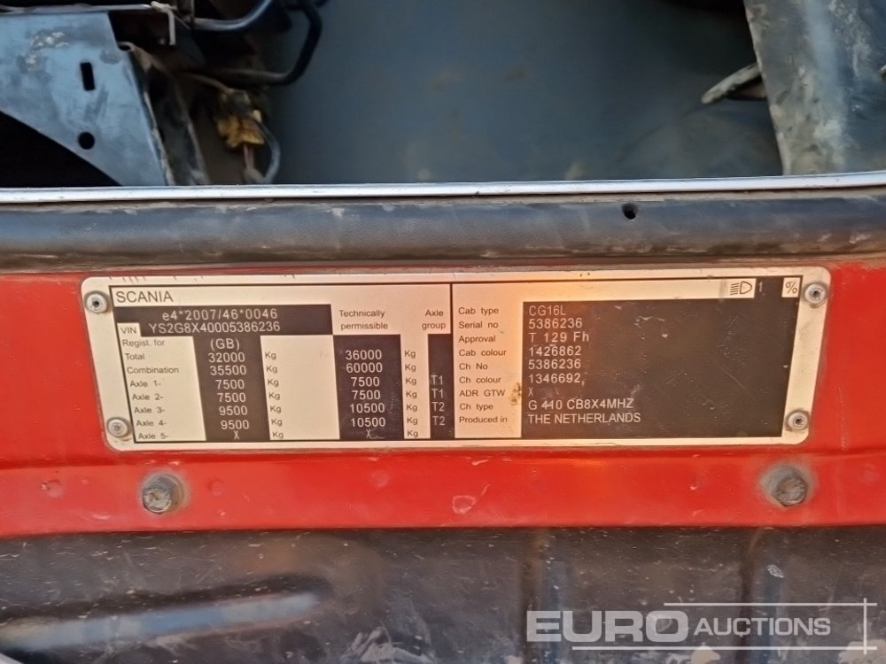 Tipper 2015 Scania G410: picture 43