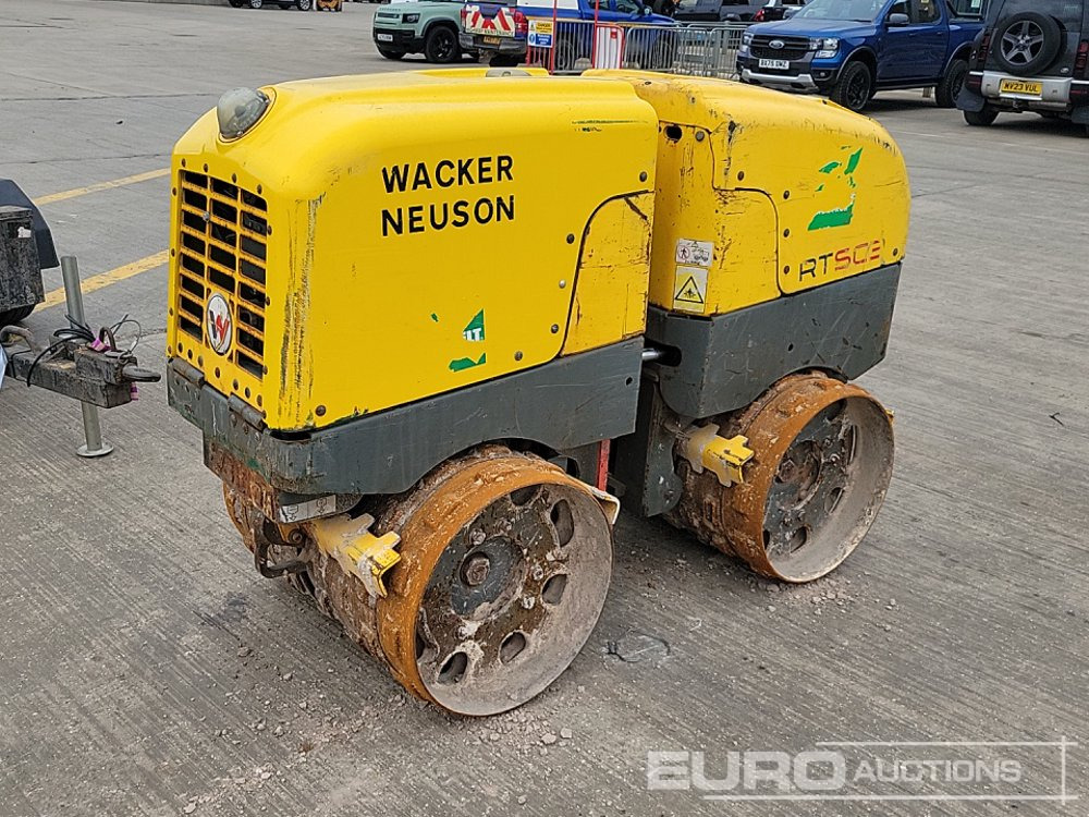 2015 Wacker Neuson Radio Controlled Double Drum Vibrating Padfoot Trench Roller - Asphalt machine: picture 1 2015 Wacker Neuson Radio Controlled Double Drum Vibrating Padfoot Trench Roller - Asphalt machine: picture 1