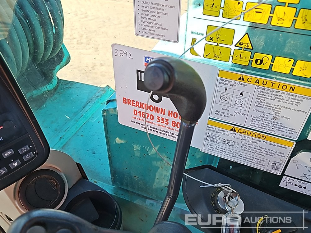 Mini excavator 2016 Kobelco SK85MSR-3E: picture 48