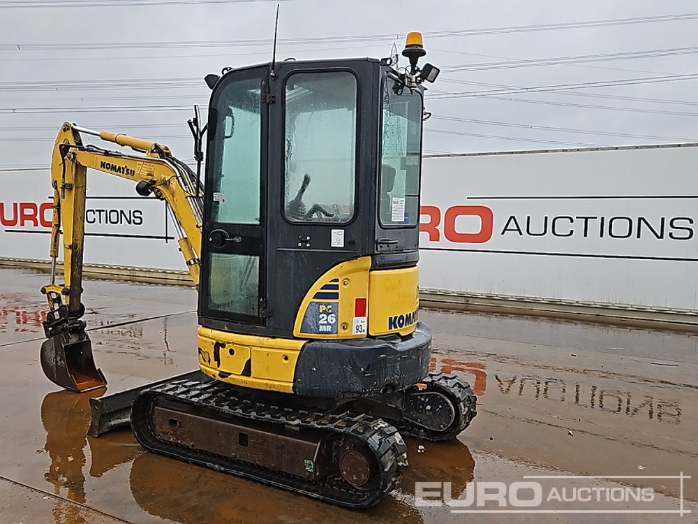 2016 Komatsu PC26MR-3 - Mini excavator: picture 3 2016 Komatsu PC26MR-3 - Mini excavator: picture 3