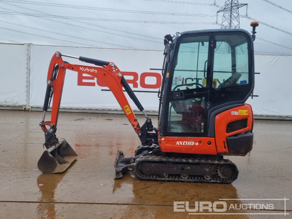 2016 Kubota KX018-4 - Mini excavator: picture 2 2016 Kubota KX018-4 - Mini excavator: picture 2