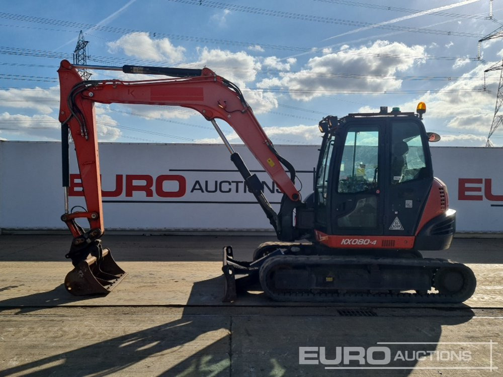 2016 Kubota KX080-4 - Mini excavator: picture 2 2016 Kubota KX080-4 - Mini excavator: picture 2