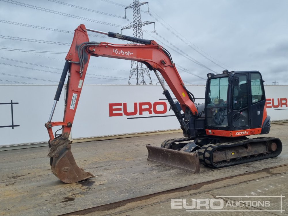2016 Kubota KX080-4 - Mini excavator: picture 1 2016 Kubota KX080-4 - Mini excavator: picture 1