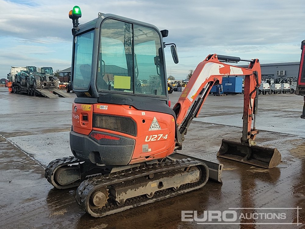 2016 Kubota U27-4 - Mini excavator: picture 5 2016 Kubota U27-4 - Mini excavator: picture 5