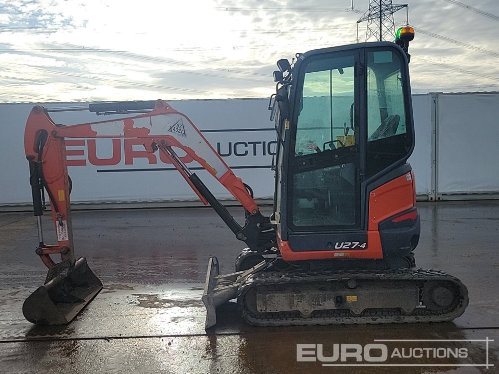 2016 Kubota U27-4 - Mini excavator: picture 2 2016 Kubota U27-4 - Mini excavator: picture 2