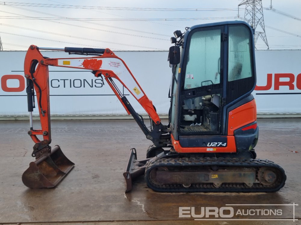 2016 Kubota U27-4 - Mini excavator: picture 2 2016 Kubota U27-4 - Mini excavator: picture 2