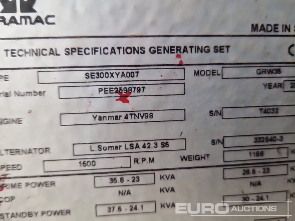 Generator set 2016 Pramac GRW35: picture 33