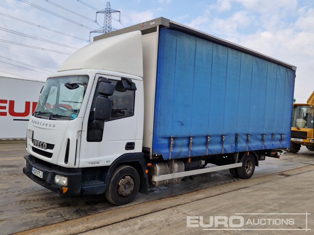 2017 Iveco 75E16 - Curtainsider truck: picture 1 2017 Iveco 75E16 - Curtainsider truck: picture 1