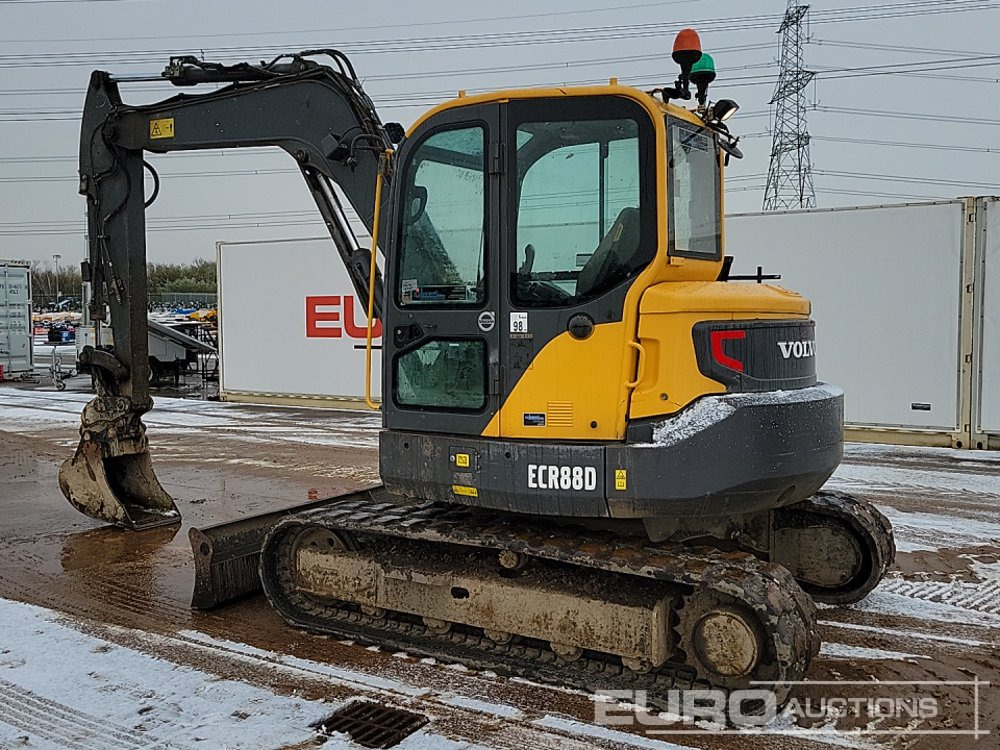 2017 Volvo ECR88D - Mini excavator: picture 3 2017 Volvo ECR88D - Mini excavator: picture 3