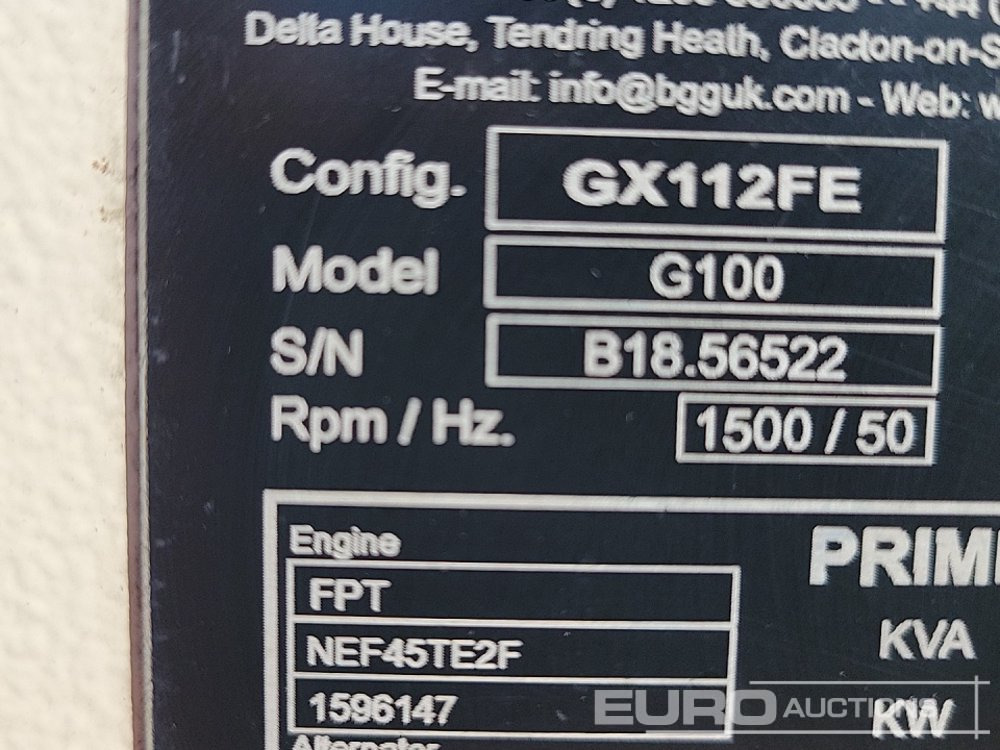 Generator set 2018 Bruno G100: picture 33