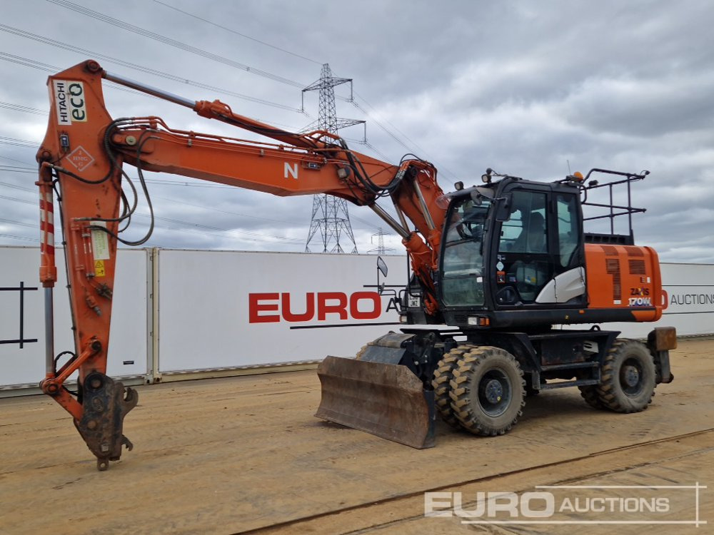 2018 Hitachi ZX170W-6 - Wheel excavator: picture 1 2018 Hitachi ZX170W-6 - Wheel excavator: picture 1