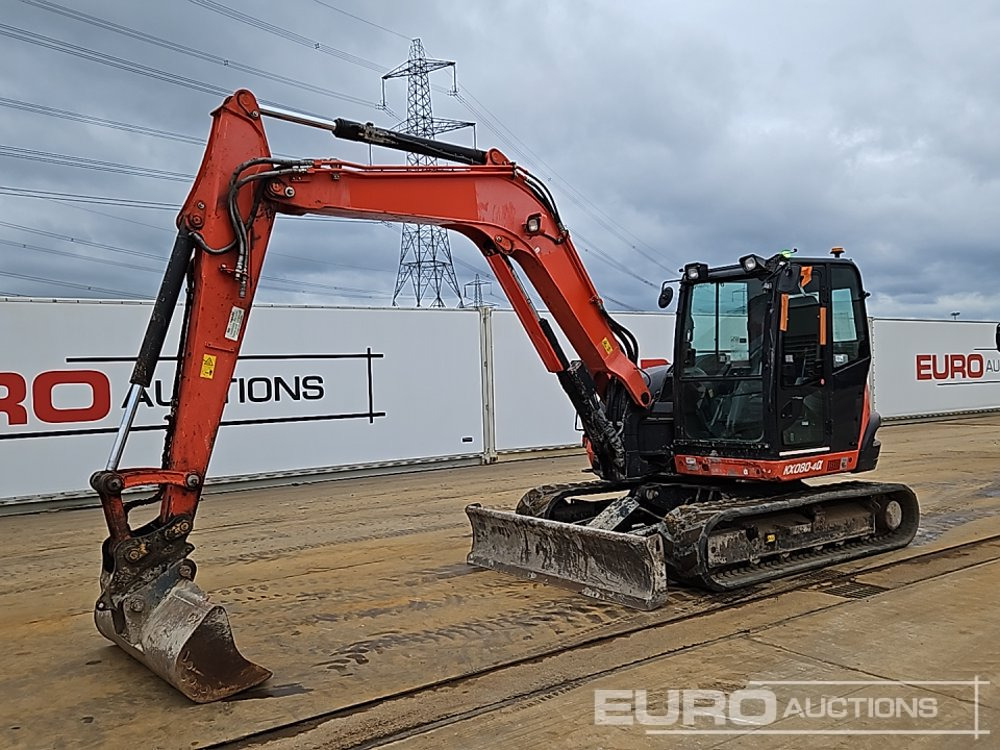 2018 Kubota KX080-4A - Mini excavator: picture 1 2018 Kubota KX080-4A - Mini excavator: picture 1
