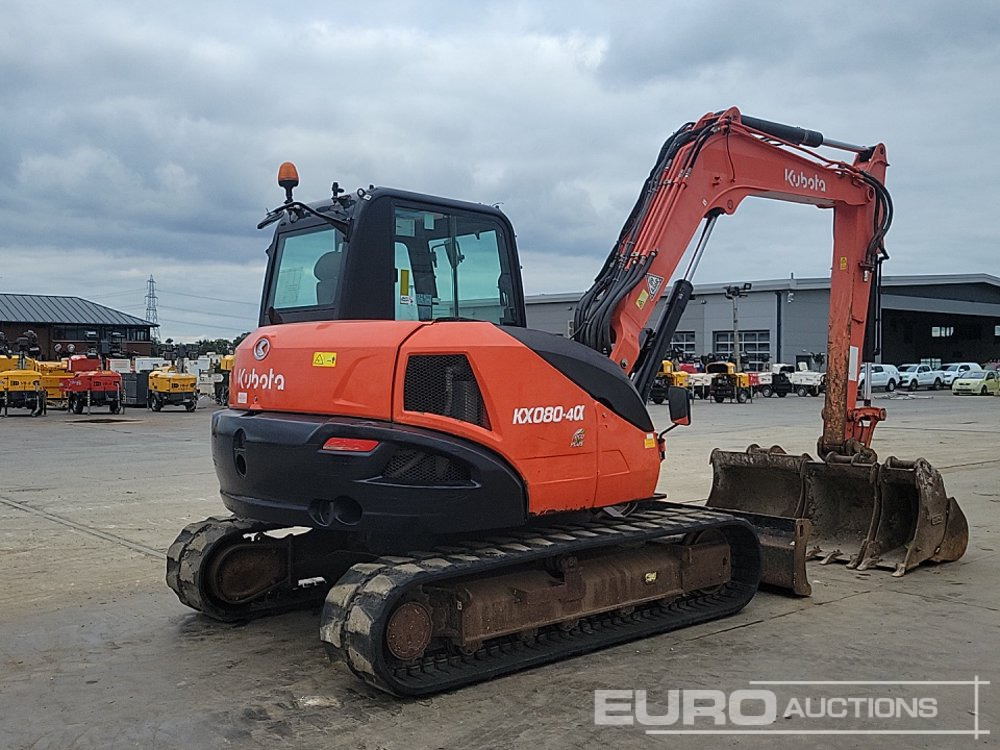 2018 Kubota KX080-4A - Mini excavator: picture 5 2018 Kubota KX080-4A - Mini excavator: picture 5