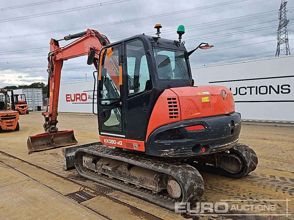 2018 Kubota KX080-4A - Mini excavator: picture 3 2018 Kubota KX080-4A - Mini excavator: picture 3