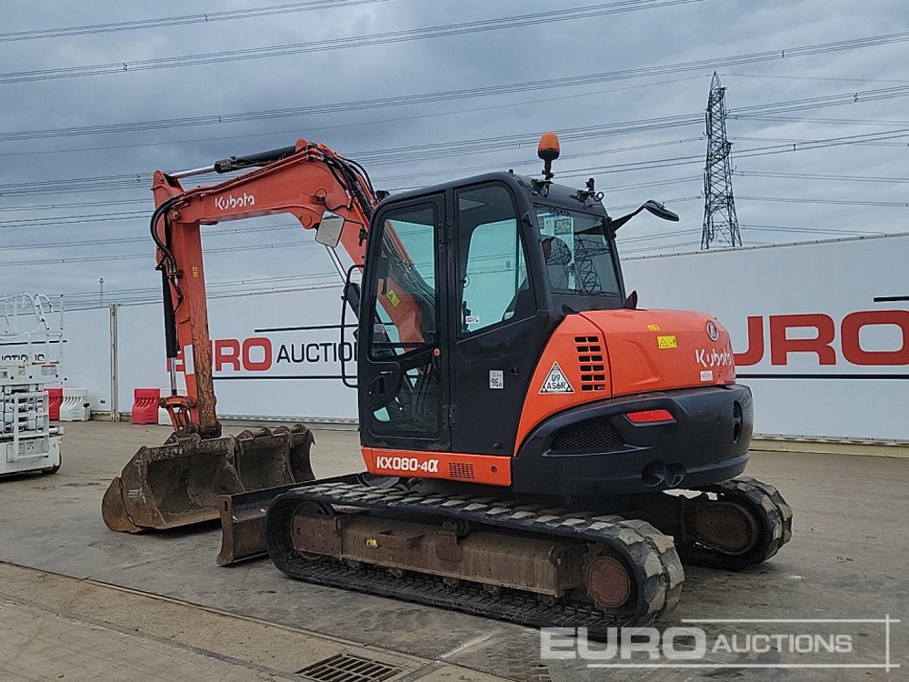 2018 Kubota KX080-4A - Mini excavator: picture 3 2018 Kubota KX080-4A - Mini excavator: picture 3