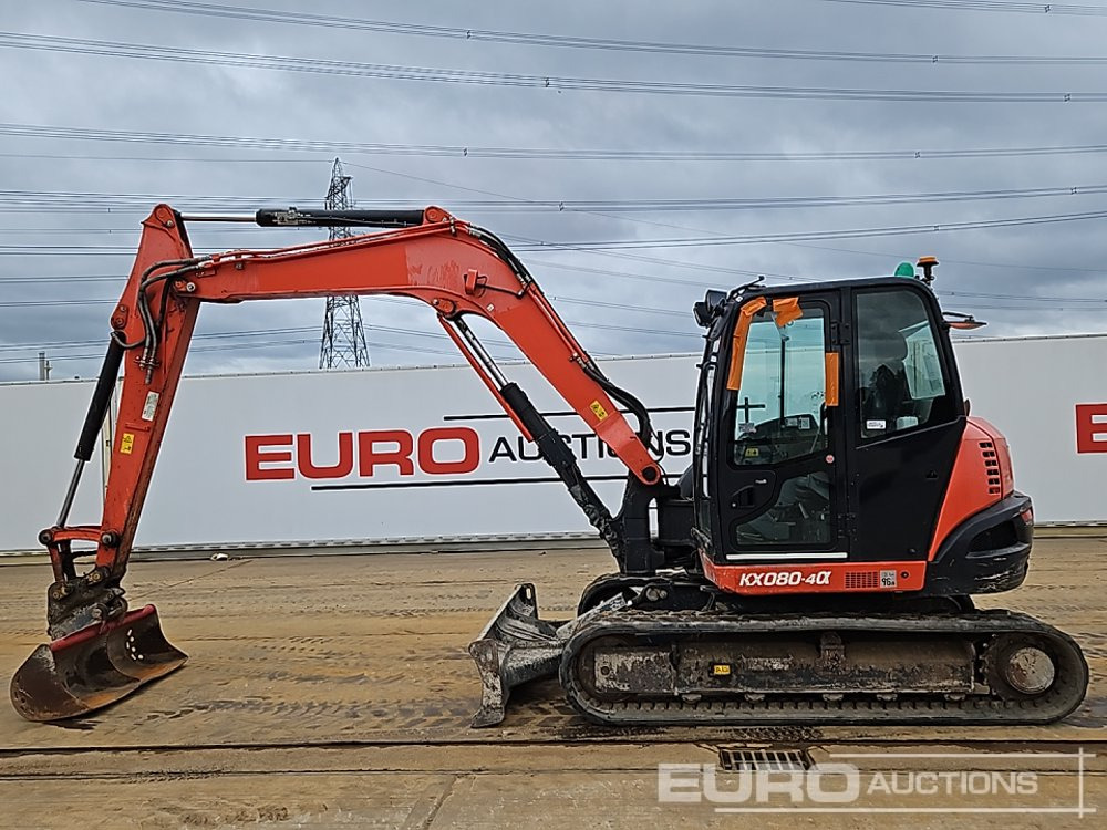 2018 Kubota KX080-4A - Mini excavator: picture 2 2018 Kubota KX080-4A - Mini excavator: picture 2