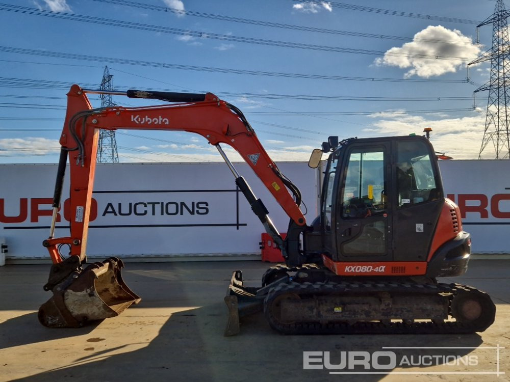 2018 Kubota KX080-4A - Mini excavator: picture 2 2018 Kubota KX080-4A - Mini excavator: picture 2