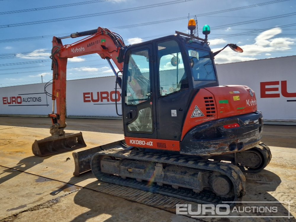 2018 Kubota KX080-4A - Mini excavator: picture 3 2018 Kubota KX080-4A - Mini excavator: picture 3