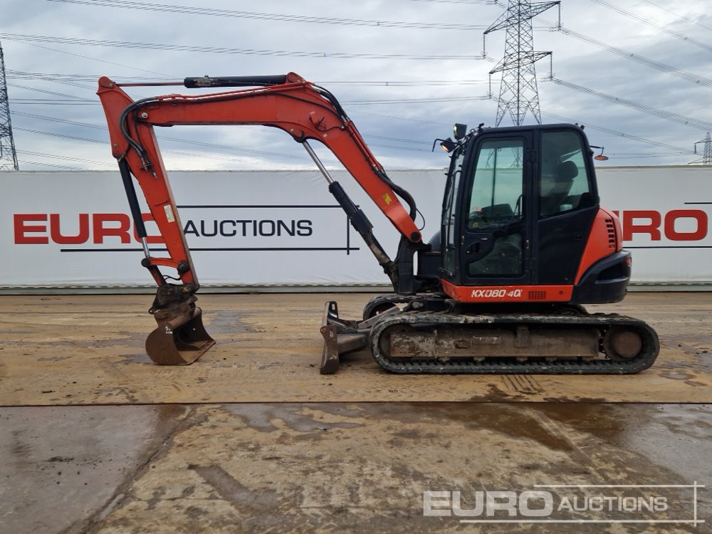 2018 Kubota KX080-4A - Mini excavator: picture 2 2018 Kubota KX080-4A - Mini excavator: picture 2