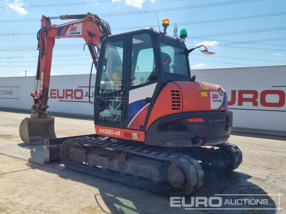 2018 Kubota KX080-4A - Mini excavator: picture 3 2018 Kubota KX080-4A - Mini excavator: picture 3
