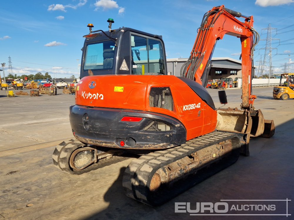 2018 Kubota KX080 - Mini excavator: picture 5 2018 Kubota KX080 - Mini excavator: picture 5