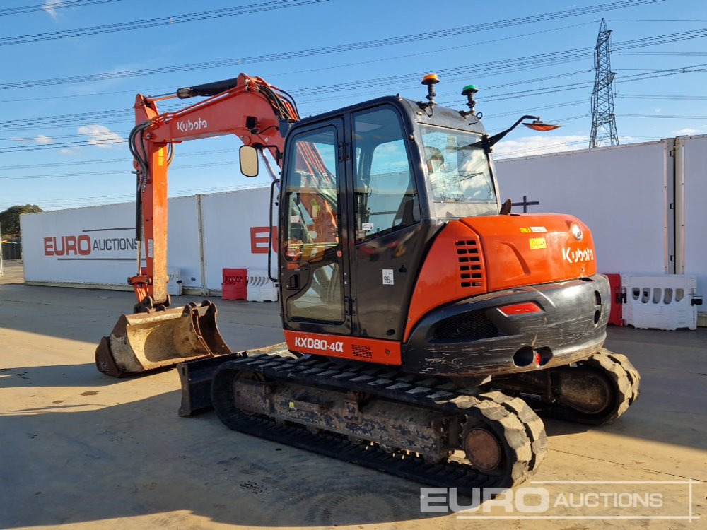 2018 Kubota KX080 - Mini excavator: picture 3 2018 Kubota KX080 - Mini excavator: picture 3