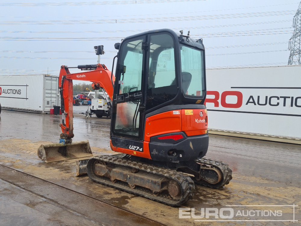 2019 Kubota U27-4 - Mini excavator: picture 3 2019 Kubota U27-4 - Mini excavator: picture 3
