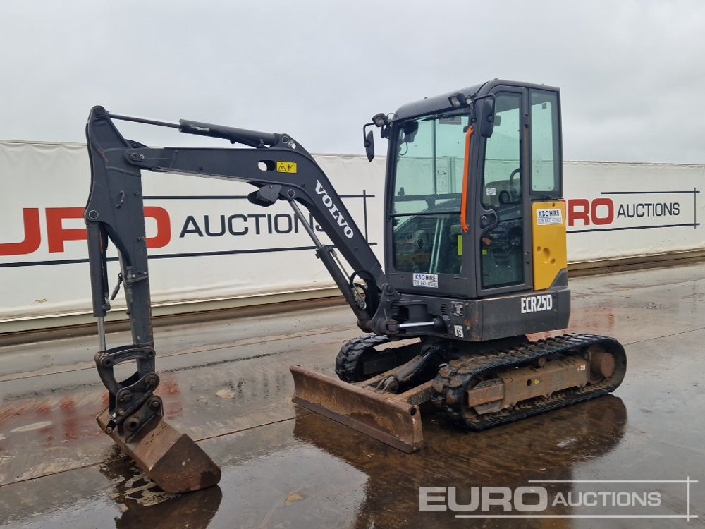 2019 Volvo ECR25D - Mini excavator: picture 1 2019 Volvo ECR25D - Mini excavator: picture 1