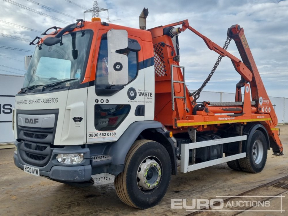 2020 DAF LF260 - Skip loader truck: picture 1 2020 DAF LF260 - Skip loader truck: picture 1