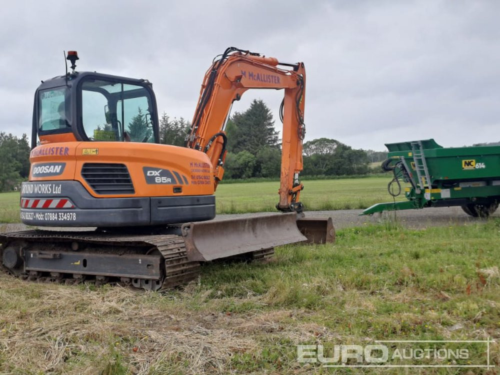 2020 Doosan DX85 - Mini excavator: picture 3 2020 Doosan DX85 - Mini excavator: picture 3